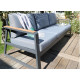 Salon de jardin bas en aluminium 5 personnes - GRASSE II - Alizé