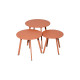 Table de jardin ProLoisirs Massaï en acier 45 x 39