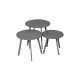 Table de jardin ProLoisirs Massaï en acier 45 x 39