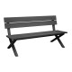 Banc de jardin en aluminium - CROSSWAY - ProLoisirs