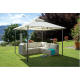 Tonnelle de jardin carrée en acier 3X3 Innesto - Mon Jardin Cosy