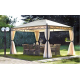 Tonnelle de jardin rectangulaire en acier 4x3 Oregon - Mon Jardin Cosy