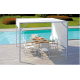 Pergola à toit coulissant en acier 3X3 - Mon Jardin Cosy