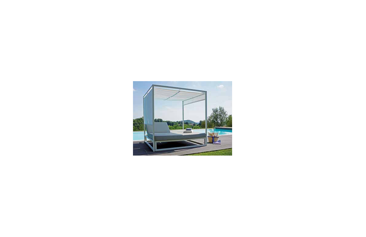 Lit de jardin balinaise multi-positions 2 personne en aluminium - Mon Jardin Cosy Lit de jardin balinaise multi-positions 2 personne en aluminium - Mon Jardin Cosy