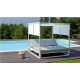 Lit de jardin balinaise multi-positions 2 personne en aluminium - Mon Jardin Cosy