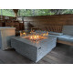 Table brasero gaz extérieur Manhattan - Elementi France