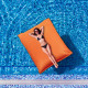 Matelas de piscine Poolbag Cotton Wood Mesh 130x70 Made in France