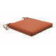 Coussin galette de chaise 40X40X6 déperlant en polyester - ProLoisirs
