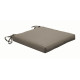 Coussin galette de chaise 40X40X6 déperlant en polyester - ProLoisirs