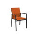 Fauteuil de jardin empilable en aluminium - DELIA - ProLoisirs