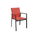Fauteuil de jardin empilable en aluminium - DELIA - ProLoisirs
