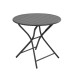Guéridon pliant en aluminium 2 personnes - GLOBE 80 - ProLoisirs