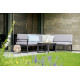 Salon de jardin bas d’angle et aluminium et Sunproof 4 personnes Adelaide - Sieger