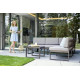 Salon de jardin bas d’angle et aluminium et Sunproof 4 personnes Adelaide - Sieger