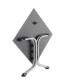 Table de jardin carrée pliante 2 personnes Boulevard plateau Polytec - Sieger