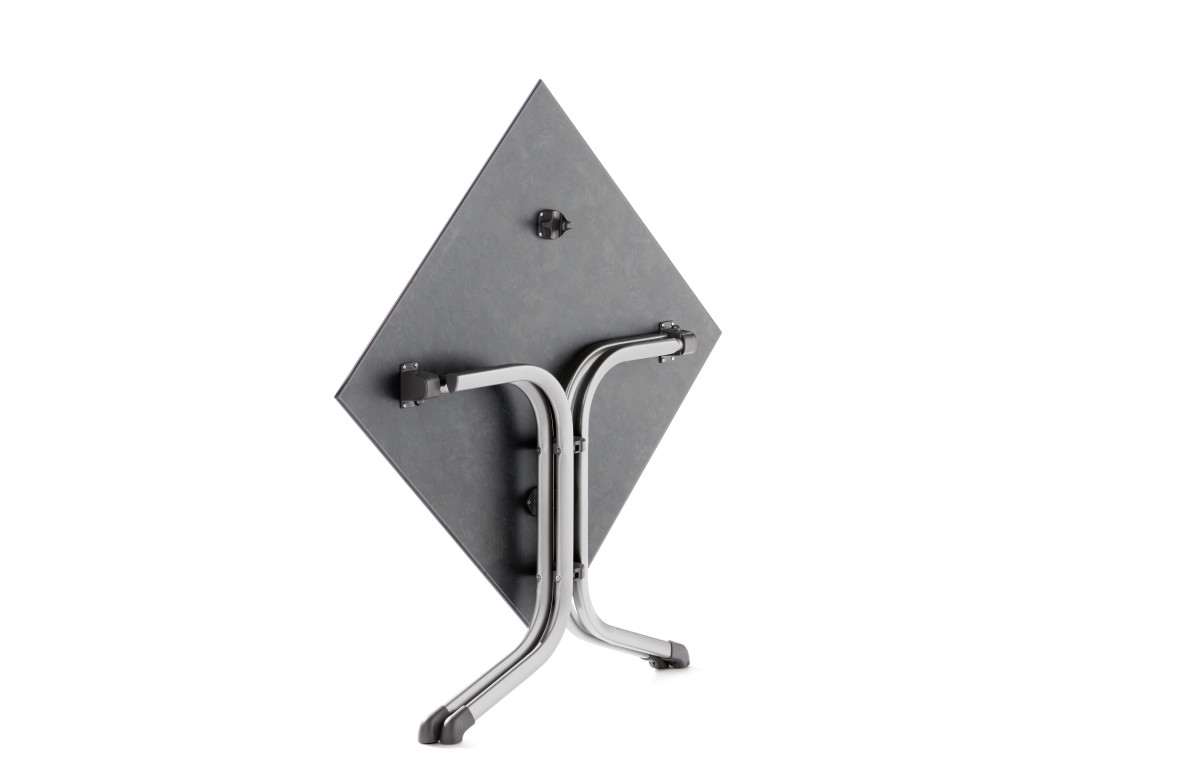 Table de jardin carrée pliante 2 personnes Boulevard plateau Polytec - Sieger Table de jardin carrée pliante 2 personnes Boulevard plateau Polytec - Sieger