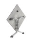 Table de jardin carrée pliante 2 personnes Boulevard plateau Polytec - Sieger