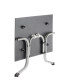 Table de jardin rectangulaire pliante 2-4 personnes Boulevard plateau Polytec - Sieger