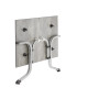 Table de jardin rectangulaire pliante 2-4 personnes Boulevard plateau Polytec - Sieger