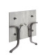 Table de jardin rectangulaire pliante 2-4 personnes Boulevard plateau Polytec - Sieger