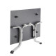 Table de jardin pliante 4 personnes Boulevard plateau Polytec - Sieger