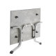 Table de jardin pliante 4 personnes Boulevard plateau Polytec - Sieger