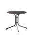 Table de jardin boulevard ronde pliante 2 personnes plateau Vivodur - Sieger