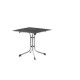 Table de jardin carrée pliante 2 personnes plateau Vivodur - Sieger
