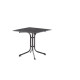 Table de jardin carrée pliante 2 personnes plateau Vivodur - Sieger