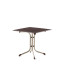 Table de jardin carrée pliante 2 personnes plateau Vivodur - Sieger