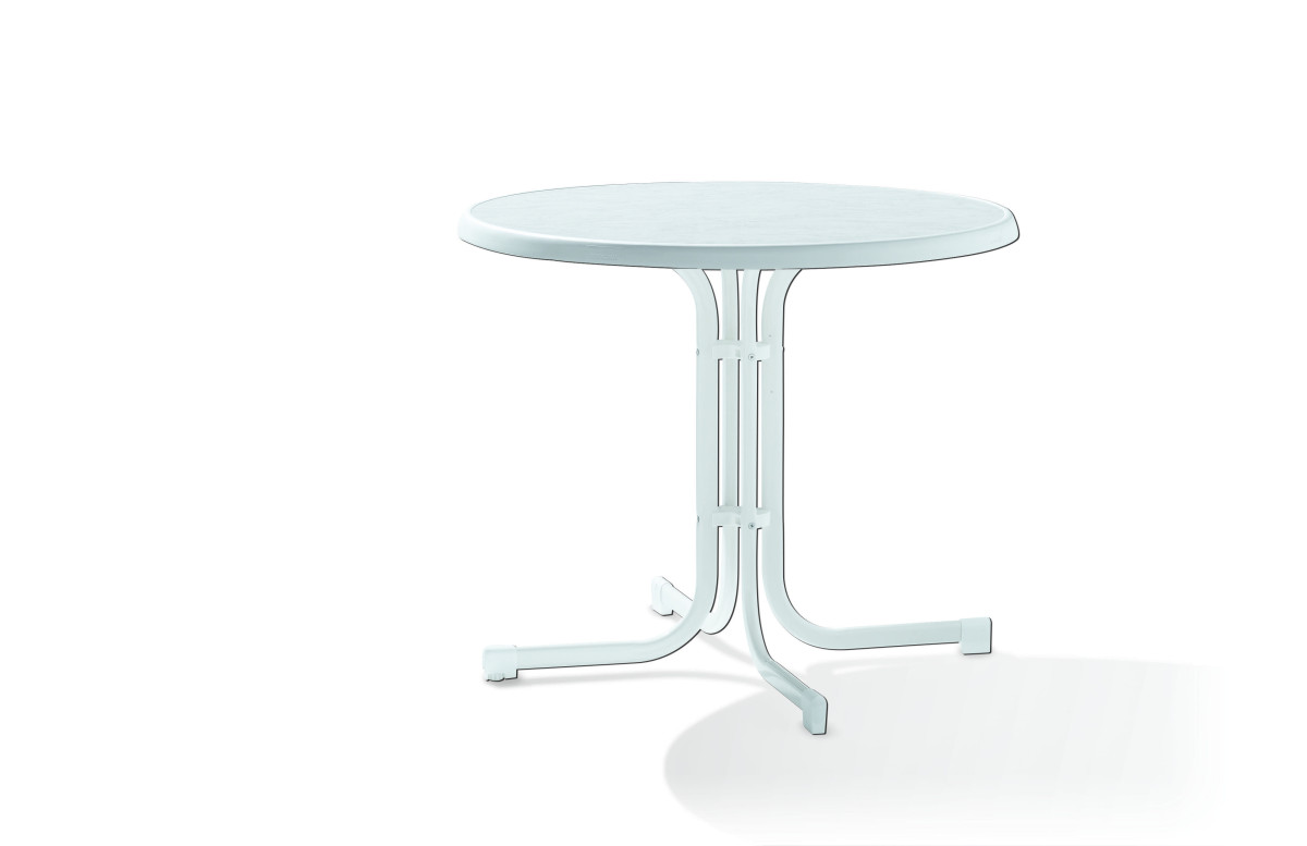 Table de jardin boulevard ronde pliante 2 personnes pieds Tulipe plateau Mecalit-pro - Sieger Table de jardin boulevard ronde pliante 2 personnes pieds Tulipe plateau Mecalit-pro - Sieger