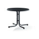 Table de jardin boulevard ronde pliante 2 personnes pieds Tulipe plateau Mecalit-pro - Sieger