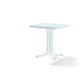 Table de jardin carrée pliante 2 personnes pieds Tulipe plateau Mecalit-pro - Sieger