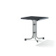 Table de jardin carrée pliante 2 personnes pieds Tulipe plateau Mecalit-pro - Sieger