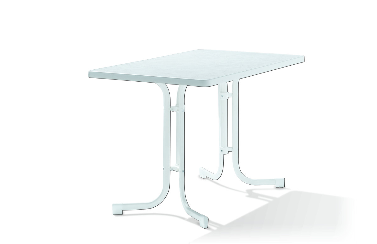 Table de jardin rectangulaire pliante 2 personnes pieds Tulipe plateau Mecalit-pro - Sieger Table de jardin rectangulaire pliante 2 personnes pieds Tulipe plateau Mecalit-pro - Sieger