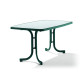Table de jardin rectangulaire pliante 4 personnes pieds Tulipe plateau Mecalit-pro - Sieger