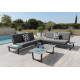 Salon de jardin bas en aluminium 4-6 personnes - STATEN graphite - ProLoisirs