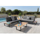 Salon de jardin bas en aluminium 4-6 personnes - STATEN graphite - ProLoisirs