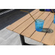 Salon de jardin bas en aluminium 4-6 personnes - STATEN graphite - ProLoisirs