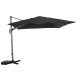 Parasol de jardin carré déporté inclinable 300X300 en aluminium et polyester - ProLoisirs