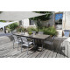 Table de jardin extensible en aluminium et céramique 8-12 personnes - VITA - ProLoisirs