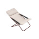 Bain de soleil pliant multi-positions 3 en 1 : fauteuil transat chilienne Transabed Lafuma Mobilier