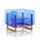 Fauteuil de jardin gonflable YOMI EKO en bois et TPU - Mojow Design