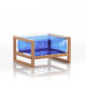 Table basse de jardin gonflable YOKO EKO en bois et TPU - Mojow Design