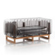 Canapé de jardin gonflable YOMI EKO bois et TPU - Mojow Design