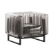Fauteuil de jardin gonflable YOMI EKO en aluminium et TPU - Mojow Design