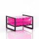 Pouf de jardin gonflable YOKO EKO en aluminium et TPU - Mojow Design