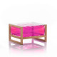 Table basse de jardin gonflable YOKO EKO en bois et TPU - Mojow Design
