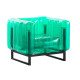 Fauteuil de jardin gonflable YOMI EKO en aluminium et TPU - Mojow Design