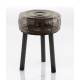 Tabouret de jardin gonflable FLOOFY aluminium et TPU - Mojow Design